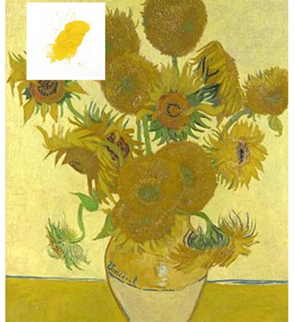 Can't bear to look straight: those heavy-mouthed pigments are simply painting with life.